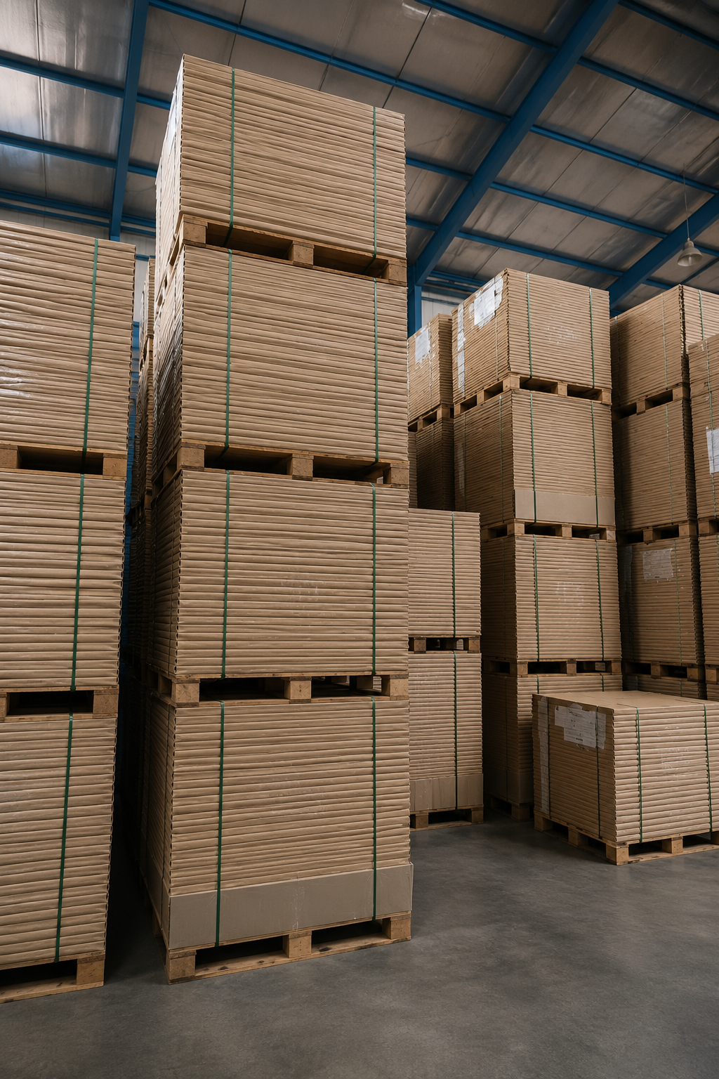 Warehouse paper rolls
